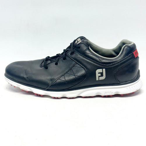 Vist Large View of Product Image Which is Used Foot Joy PRO SL Mens Golf Shoes Black Senior 10