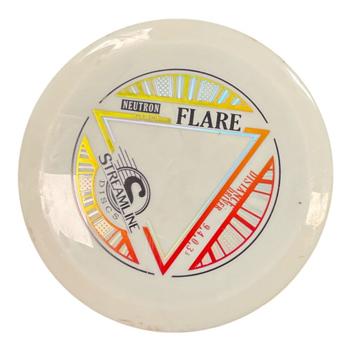 Vist Large View of Product Image Which is Used Streamline FLARE Disc Golf Driver White 175g
