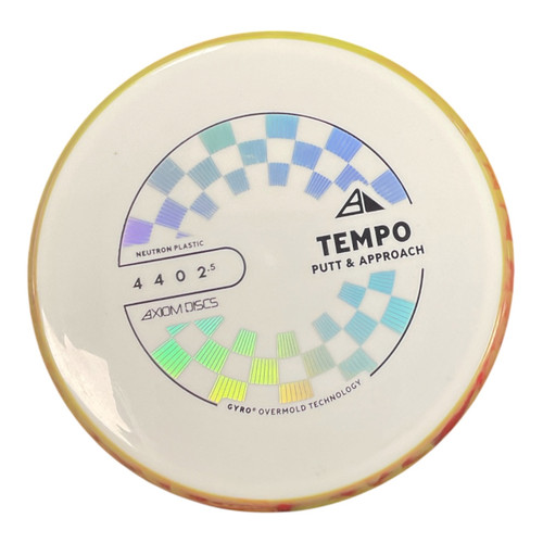 Vist Large View of Product Image Which is Used Axiom TEMPO Disc Golf Mid Range White 174g