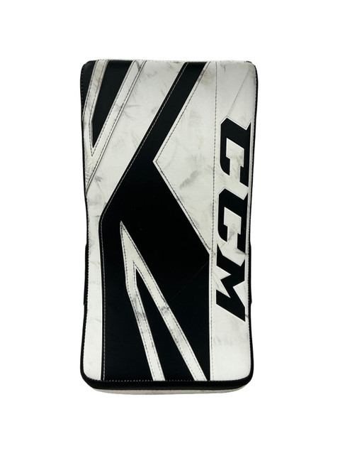 Vist Large View of Product Image Which is Used CCM P2.5 BLOCKER Senior Goalie Blocker Black And White