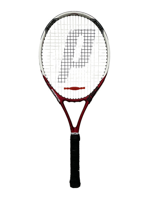 Vist Large View of Product Image Which is Used Prince LUMINA FORCE 3 Adult Tennis Racquet Maroon 4 3/8"