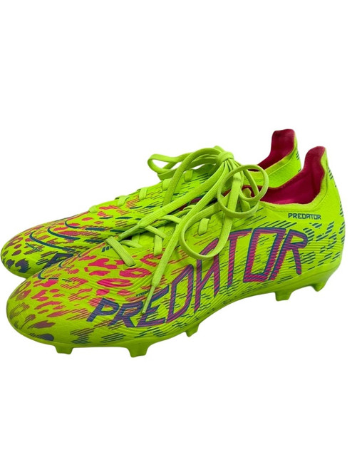 Vist Large View of Product Image Which is New Adidas Predator League Mens 8.5 Soccer Cleats Optic Yellow 