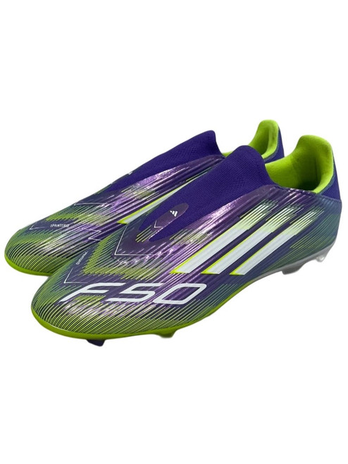 Vist Large View of Product Image Which is New Adidas F50 League FG Mens 10 Soccer Cleats Purple/Green