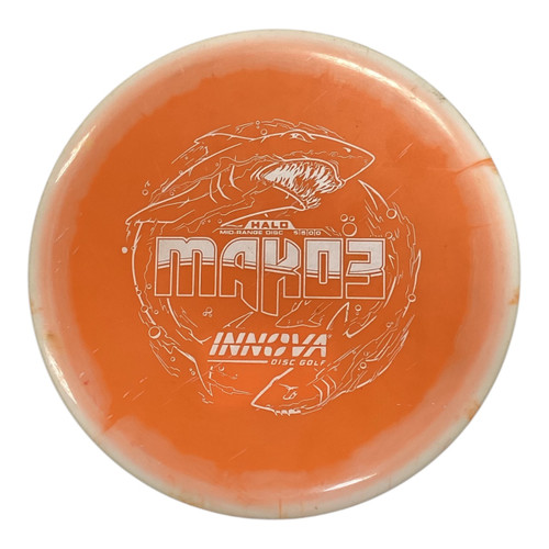 Vist Large View of Product Image Which is Used Innova MAKO 3 Disc Golf Mid Range Orange