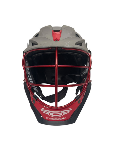 Vist Large View of Product Image Which is Used Cascade CASCADE S LAX HELMET Lacrosse Helmet Grey One Size