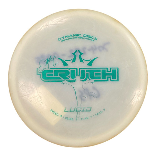 Vist Large View of Product Image Which is Used Dynamic Discs LUCID EMAC TRUTH Disc Golf Mid Range White 177g