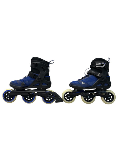 Vist Large View of Product Image Which is USED ROLLERBLADE MACROBLADE 100 SENIOR REC FITNESS INLINE SKATES - SZ 10