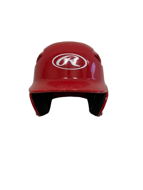 Vist Large View of Product Image Which is Used Rawlings R16J-R1 Jr OSFM Batting Helmet No Mask Red 