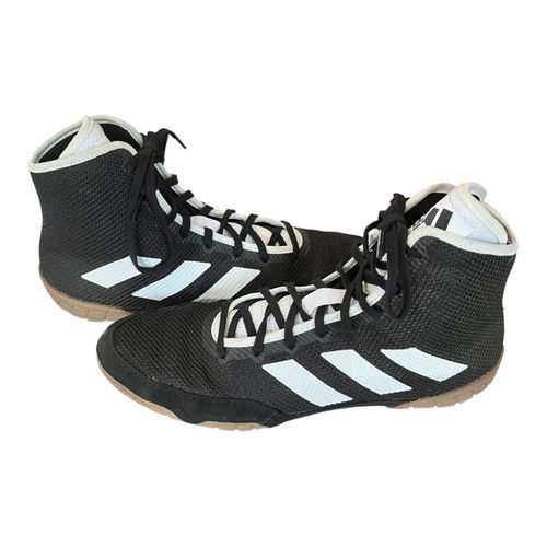 Vist Large View of Product Image Which is Used Adidas Wrestling Shoes Black Youth 10.0