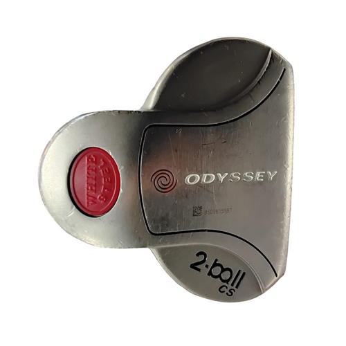 Vist Large View of Product Image Which is Used Odyssey WHITE STEEL 2 BALL Mens Putter RH