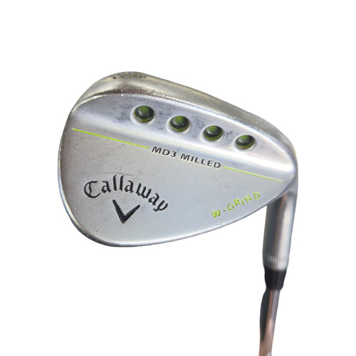 Vist Large View of Product Image Which is Used Callaway MD3 MILLED W GRIND WEDGE Golf Wedge Mens RH 56 Degree