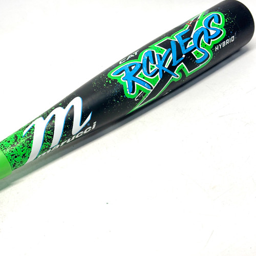 Vist Large View of Product Image Which is Used Marucci CAT RECKLESS HYBRID BB/SB USSSA 2 3/4 Bat 30"