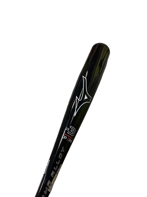 Vist Large View of Product Image Which is Used Mizuno B19 PWR ALLOY BB/SB High School -3 Bat Black 31"