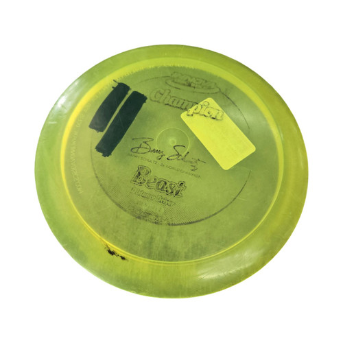 Vist Large View of Product Image Which is Used Innova CHAMPION BEAST DRIVER DISC Disc Golf Driver Optic Yellow