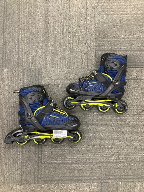 Vist Large View of Product Image Which is Used Schwinn ADJ 1-4 Junior Rec Fitness Skates Royal Blue Adjustable