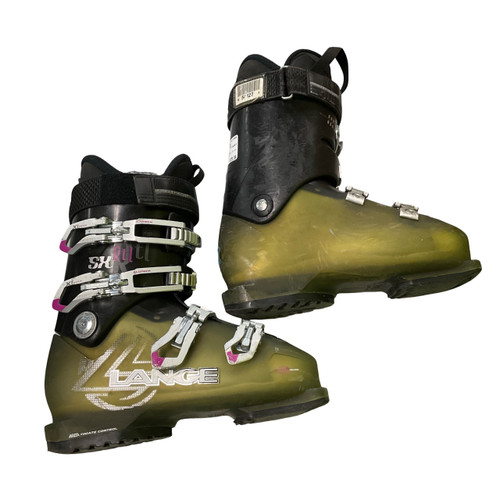 Vist Large View of Product Image Which is Used Lange SX RTL Womens DH Ski Boot Black 245 MP - M06.5 - W07.5