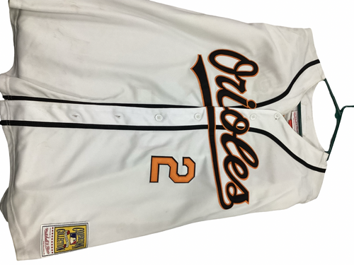 Vist Large View of Product Image Which is Used MITCHELL AND NESS GUNNAR HENDERSON BB/SB Jersey White XL