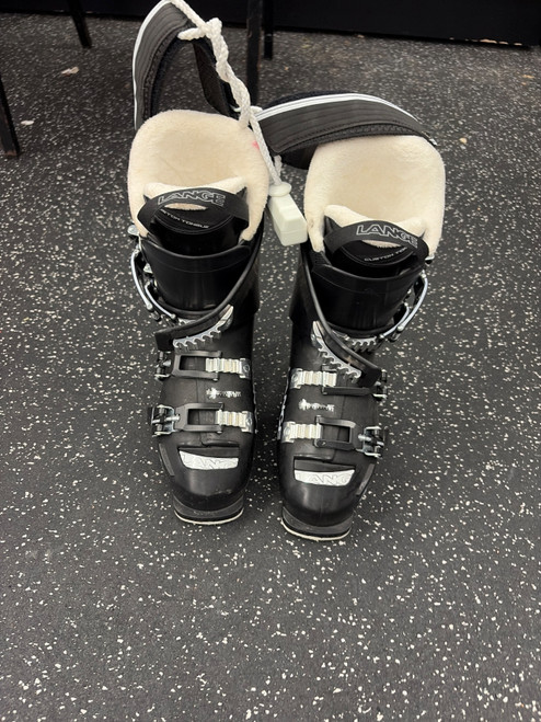 Vist Large View of Product Image Which is Used Lange RX 80 Mens DH Ski Boot Black 235 MP - J05.5 - W06.5