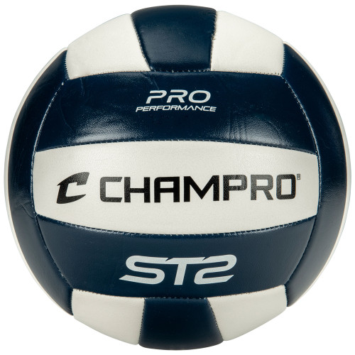 Vist Large View of Product Image Which is Champro ST2 Volleyball, Navy/White