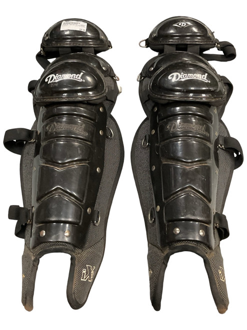 Vist Large View of Product Image Which is Used Diamond SHINGUARDS Umpire Leg Guards