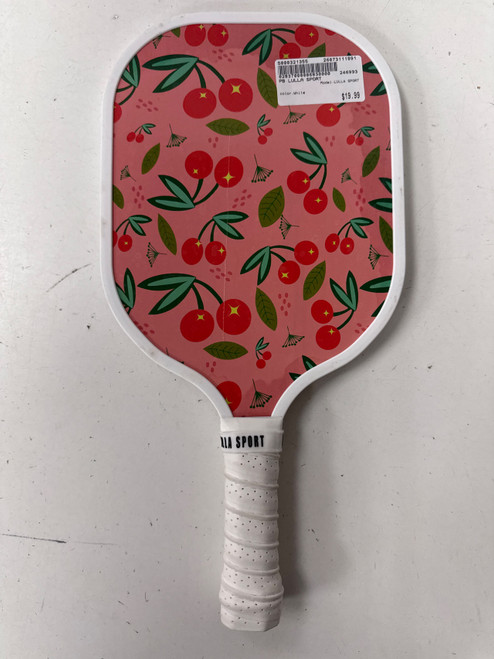 Vist Large View of Product Image Which is Used LULLA SPORT Pickleball Racquet White