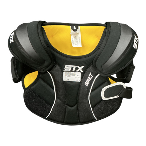 Vist Large View of Product Image Which is Used STX IMPACT Lacrosse Shoulder Pads None SM