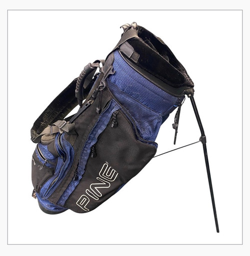 Vist Large View of Product Image Which is Used Ping HOOFER Mens Stand Bag Navy Blue