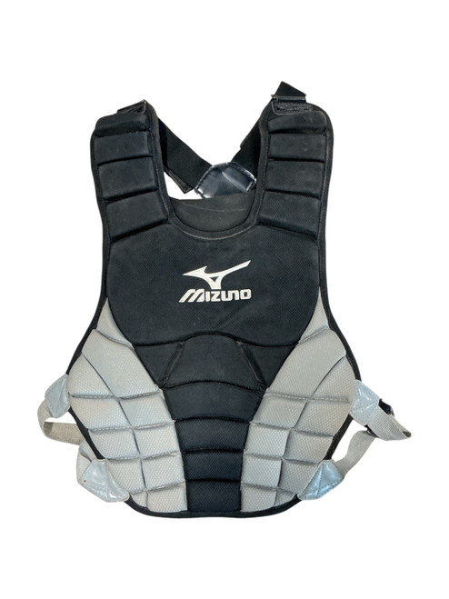 Vist Large View of Product Image Which is Used Mizuno SAMURAI Catchers Chest Protector None Youth