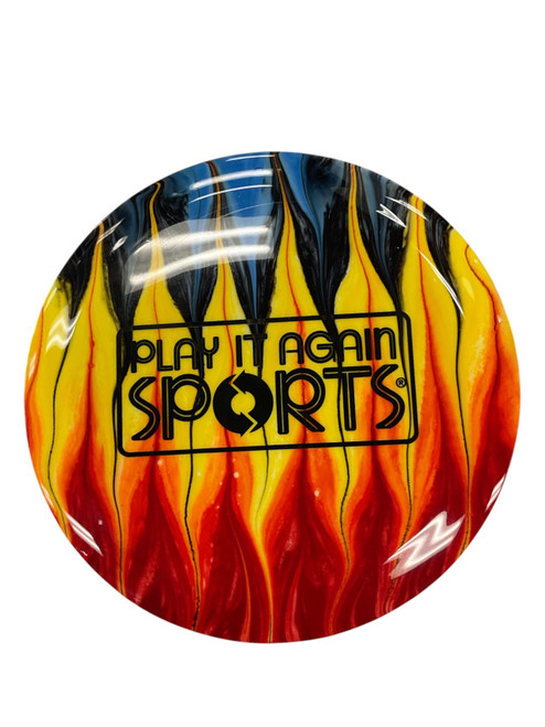 Vist Large View of Product Image Which is FRY GUY DYES Prodigy Disc PLAY IT AGAIN SPORTS Disc Golf Driver Orange 172g