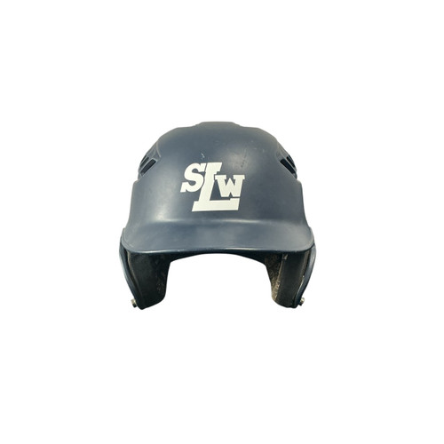 Vist Large View of Product Image Which is Used Rawlings 6 3/8 - 7 1/8 RAWLINGS BB HELMET Batting Helmet No Mask Navy Blue One Size