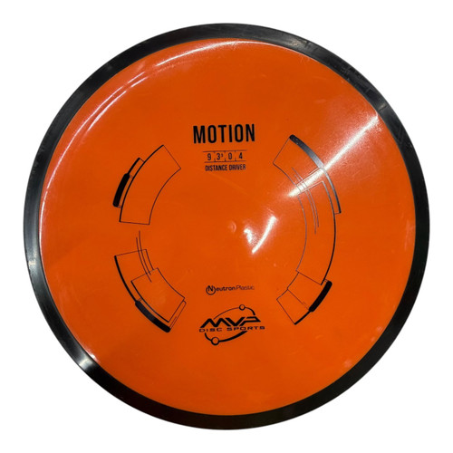 Vist Large View of Product Image Which is Used MVP NEUTRON MOTION Disc Golf Driver Orange 171g