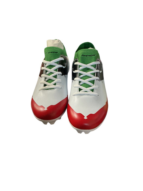 Vist Large View of Product Image Which is Used PHENOM JOKER Adult FB Cleats White Senior 6