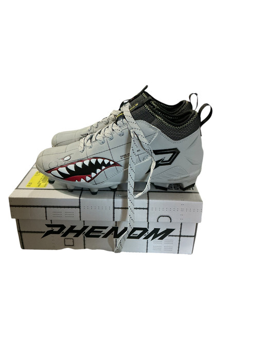 Vist Large View of Product Image Which is Used Adult FB Cleats Grey Senior 6