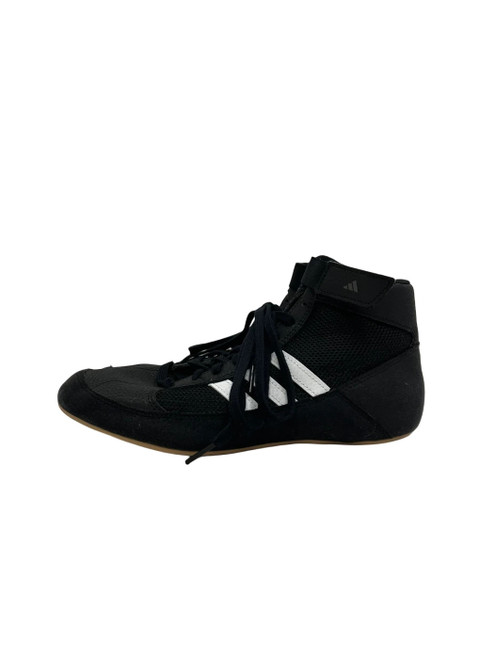 Vist Large View of Product Image Which is Used Adidas HVC Mens 6 Wrestling Shoes Black 
