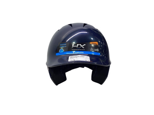 Vist Large View of Product Image Which is Used Champro HX Batting Helmet No Mask Navy Blue MD