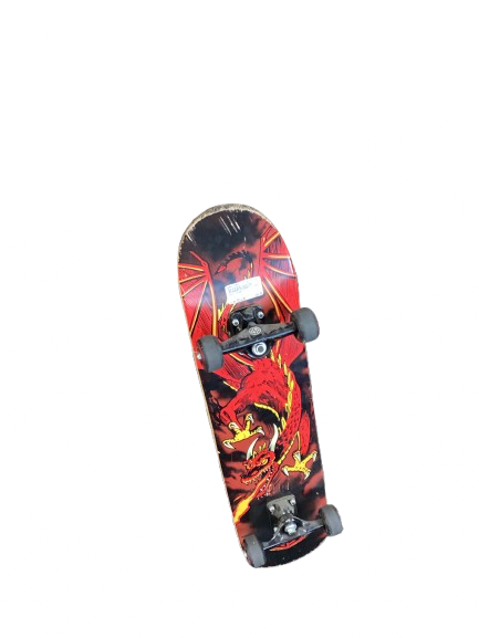 Vist Large View of Product Image Which is Used SKATE BOARD Complete Skateboard Black Regular