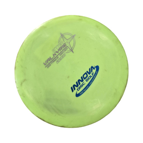 Vist Large View of Product Image Which is Used Innova STAR VALKYTRIE DRIVER Disc Golf Driver Neon Green
