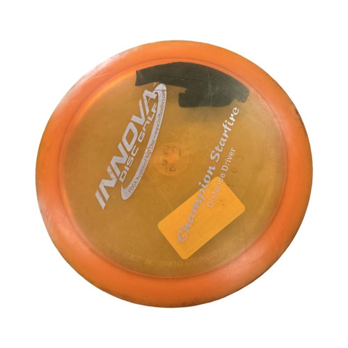 Vist Large View of Product Image Which is Used Innova CHAMPION STARFIRE DRIVER Disc Golf Driver Orange