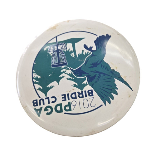 Vist Large View of Product Image Which is Used Discraft BUZZZ PUTTER Disc Golf Mid Range White