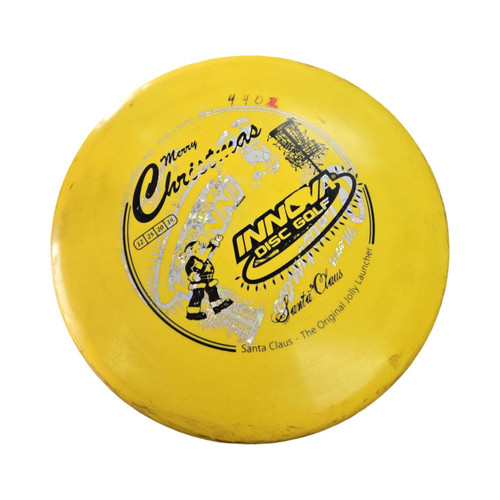 Vist Large View of Product Image Which is Used Innova CHRISTMAS MID Disc Golf Mid Range Yellow