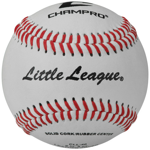 Vist Large View of Product Image Which is Champro Little League Game RS Baseball - Cork/Rubber Core - Genuine Leather Cover