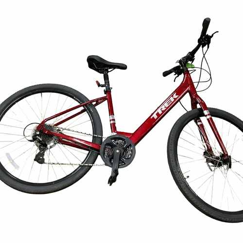 Vist Large View of Product Image Which is Used Trek VERVE 2 Hybrid/City Bike Mens Maroon 51-53cm - SM Mens Frame