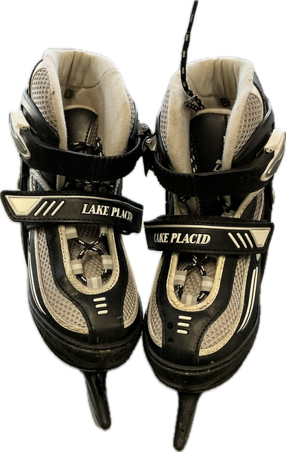 Vist Large View of Product Image Which is Used Lake Placid LAKE PLACID Youth Hockey Skate Adjustable