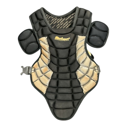 Vist Large View of Product Image Which is Used MacGregor MACGREGOR CHEST PROTECTOR Catchers Chest Protector Black Youth
