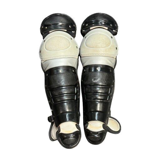 Vist Large View of Product Image Which is Used GODLLINE SHIN GUARDS Catchers Leg Guards Grey Junior