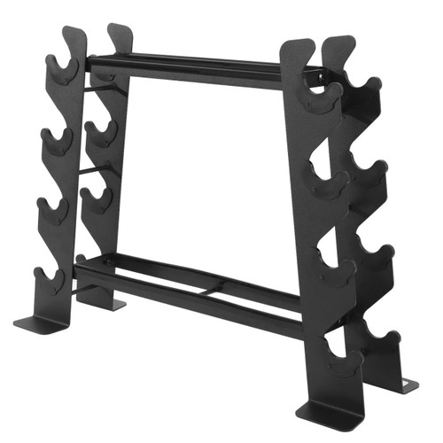 Vist Large View of Product Image Which is XPRT Fitness Compact Dumbbell Storage Rack, Black