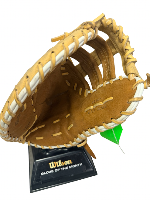Vist Large View of Product Image Which is Used Mizuno FRANCHISE GXF 90B4 Baseball First Base Mitt LH Throw Tan 12 1/2"