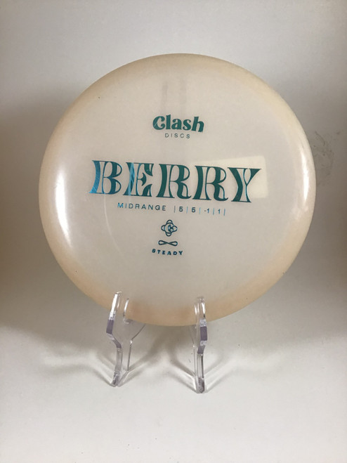 Vist Large View of Product Image Which is Used Clash Discs BERRY Disc Golf Mid Range Pink 176g