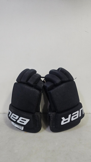 Vist Large View of Product Image Which is Used Bauer JR 19 TOEWS Youth Gloves Black 8"