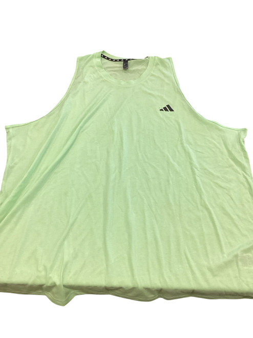 Vist Large View of Product Image Which is Used Adidas SLIM FIT TANK TOP Tank Top M Neon Green 4X